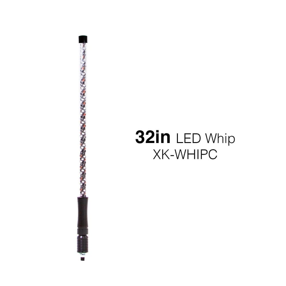 XK Glow Side by Side UTV 2nd Gen LED Whip Kits - No Controller