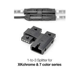 XK Glow XKchrome & 7 Color 1 - 3 Splitter Block