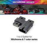 XK Glow XKchrome & 7 Color 1 - 3 Splitter Block