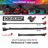 XK Glow XKchrome & 7 Color Motorcycle Extension Wire Kit