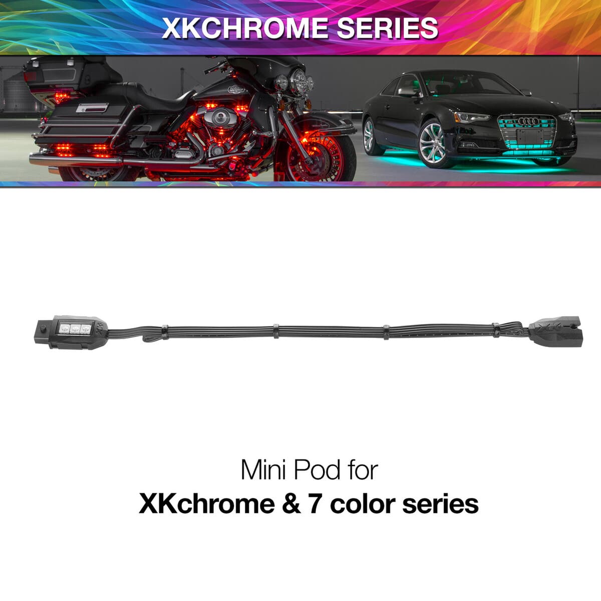 XK Glow XKchrome & 7 Color Series LED Pod