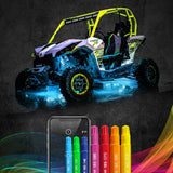 XK Glow XKchrome Smartphone App Controlled RGB LED Offroad Rock Light Kits