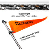 XK Glow XKchrome Smartphone App Side by Side UTV 2nd Gen LED Whip Kits