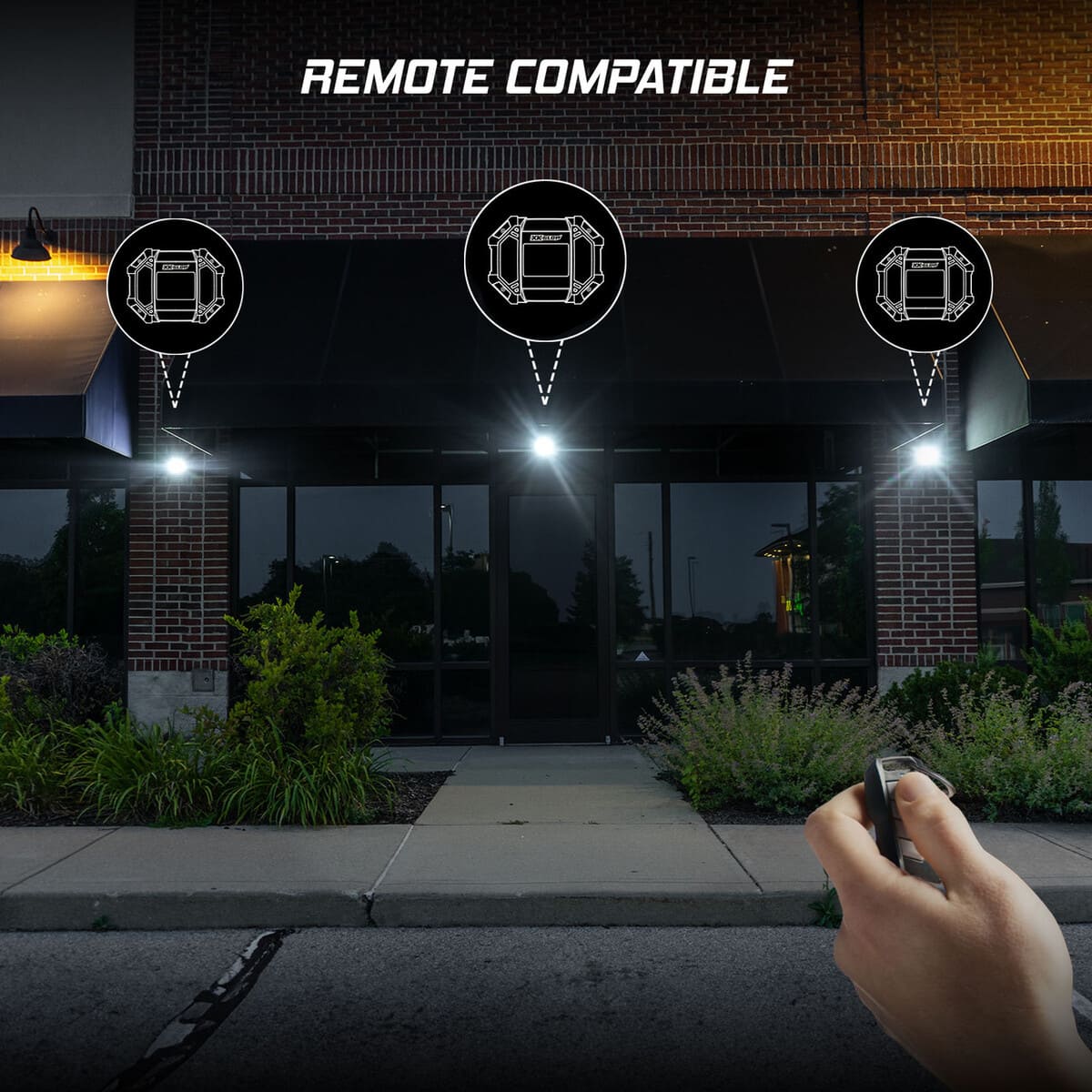 XK Glow XKdefender 7 Mode LED Work & Security Light w/ Remote