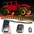 XK Glow XKmax RGBW Color Chasing w/ App-controlled LED Wheel Ring Lights