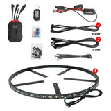 XK Glow XKmax RGBW Color Chasing w/ App-controlled LED Wheel Ring Lights