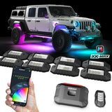 XK Glow XKmax RGBW LED Color Chasing Rock Light Kit