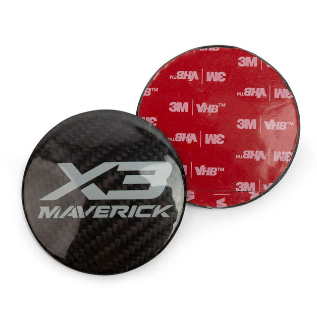 XKraft '17+ Can-Am Maverick X3 Carbon Fiber Hood Medallion