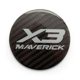 XKraft '17+ Can-Am Maverick X3 Carbon Fiber Hood Medallion