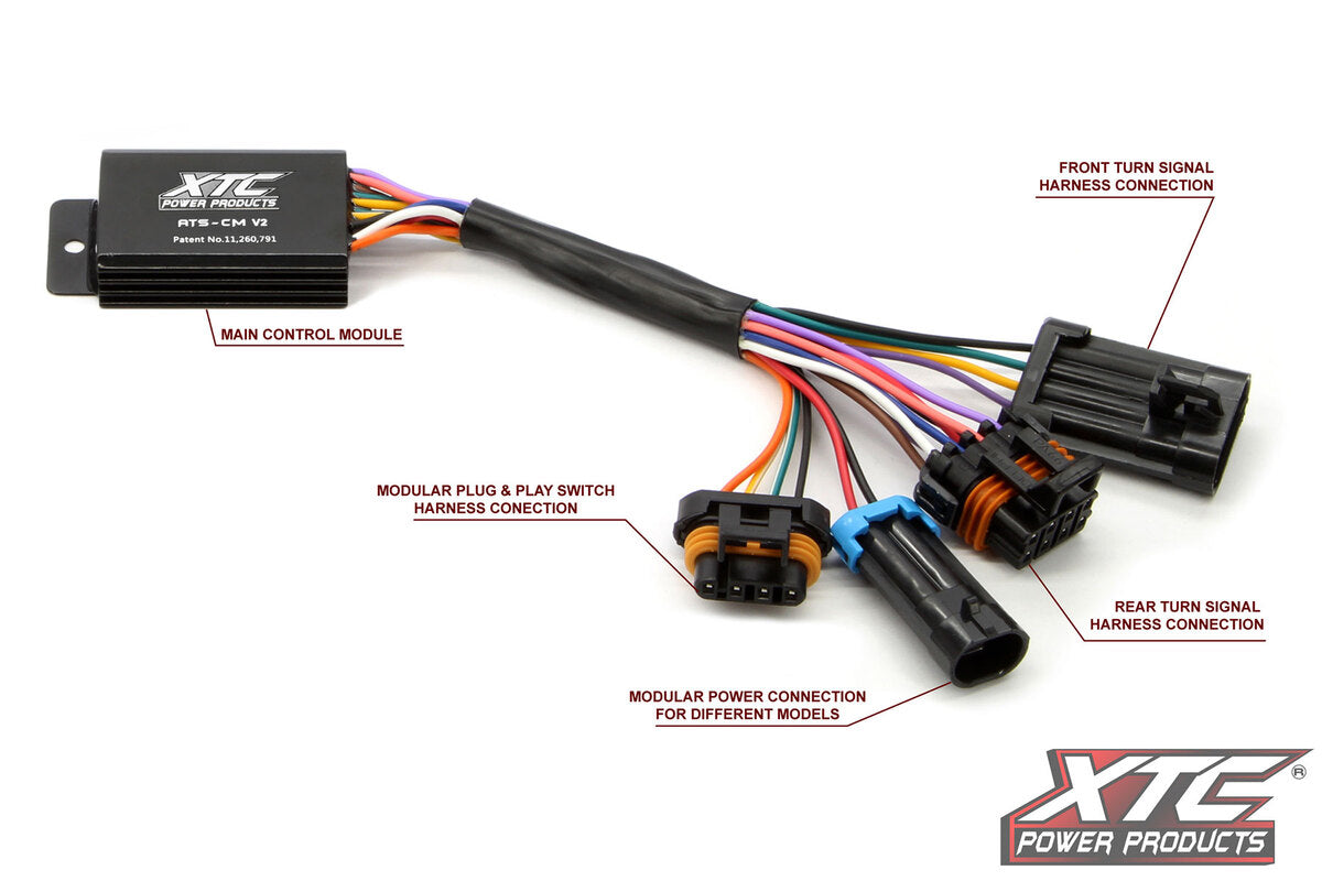 XTC '13-'18 Polaris Ranger XP 570 Self-Canceling Turn Signal System with Horn