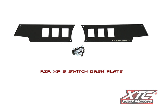 XTC '14-'18 Polaris RZR XP 1000/Turbo 6 Switch Dash Mounting Plate
