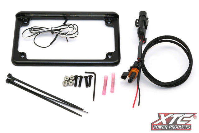 XTC '15-'23 Plug & Play Power Adapter w/ 6″ 6 LED License Frame