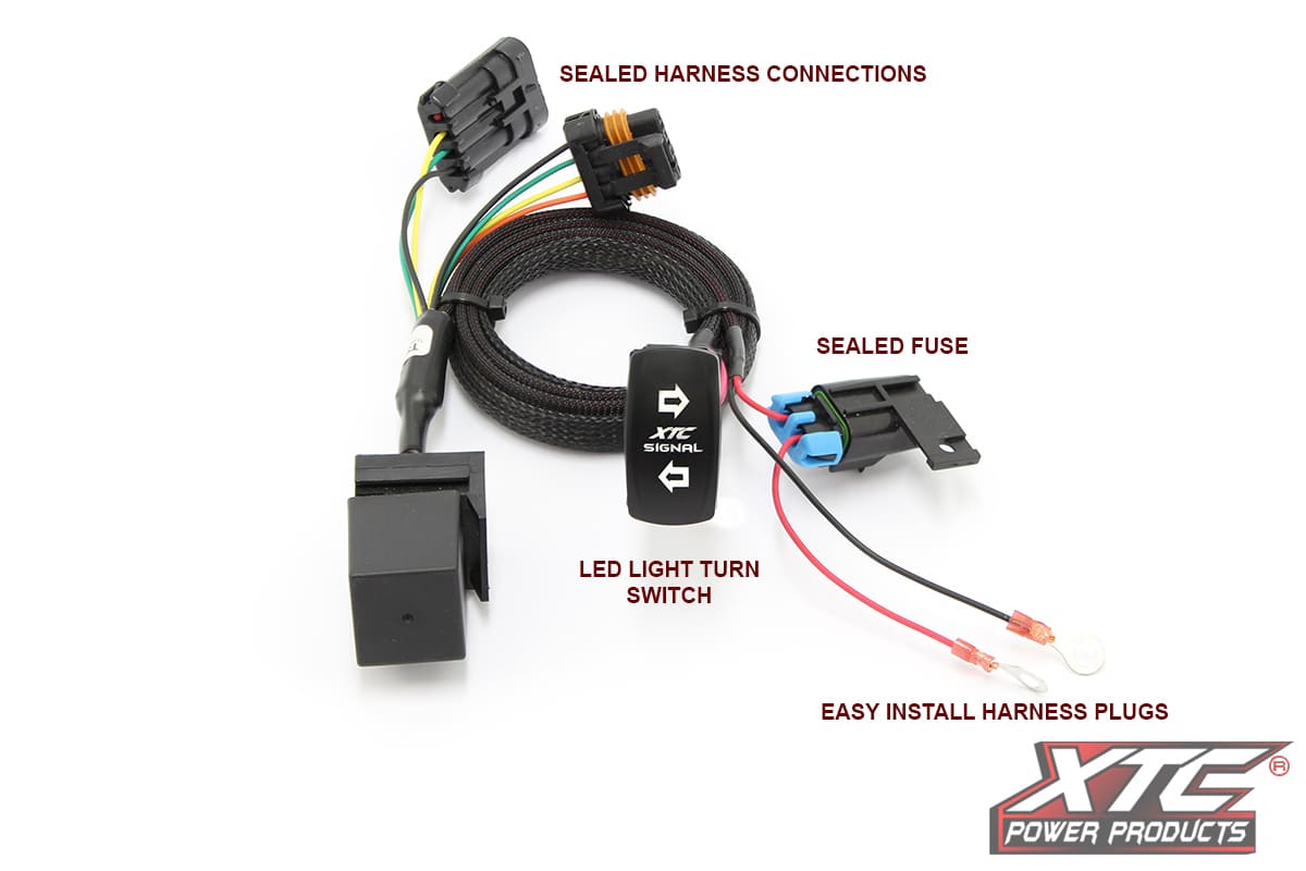 XTC '15-'26 Yamaha YXZ Universal Basic Plug & Play Turn Signal System