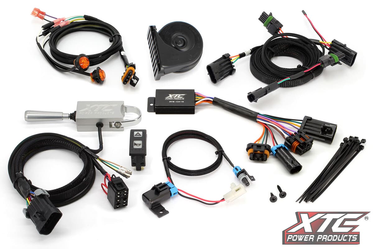 XTC '17-'26 Can-Am Maverick X3 Self-Canceling Turn Signal System w/ Billet Lever