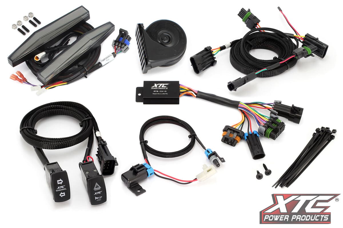 XTC '17-'26 Can-Am Maverick X3 Self-Cancelling Turn Signal System w/ Horn