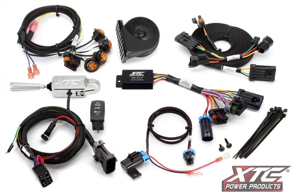 XTC '17+ Kawasaki Mule Pro Self-Canceling Turn Signal System With Billet Lever