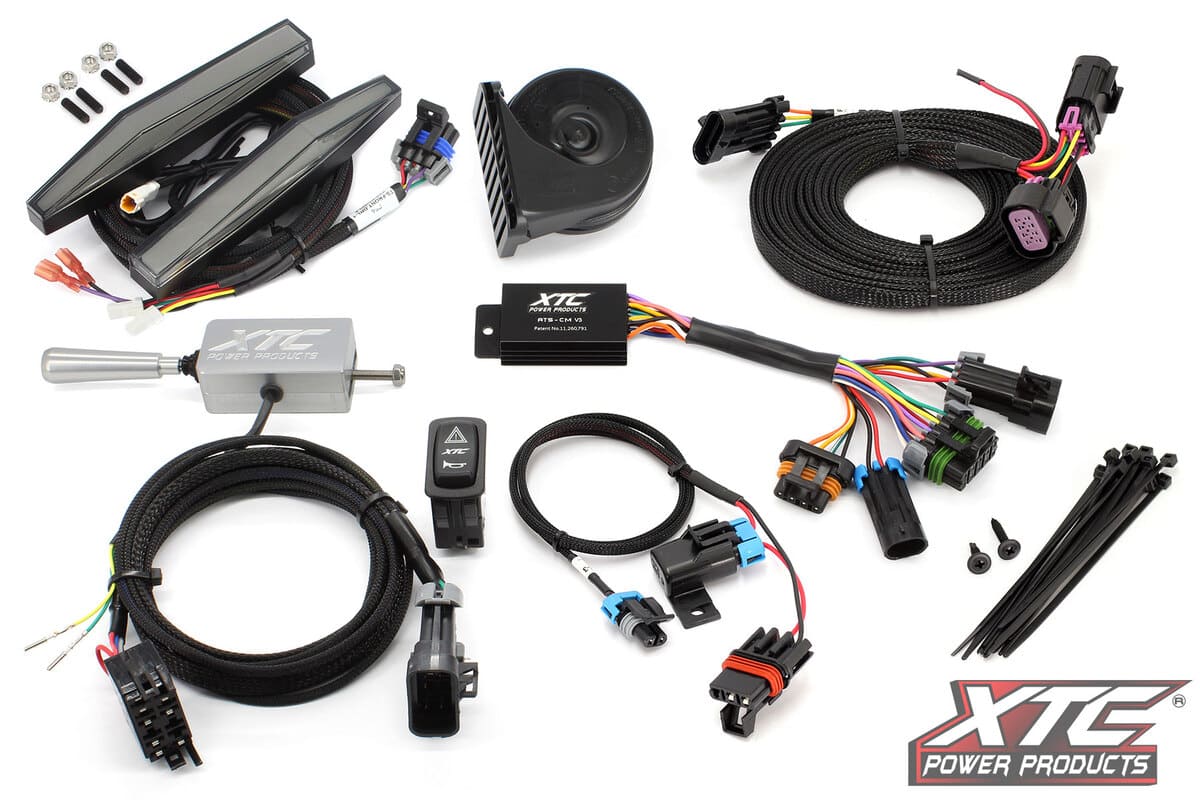 XTC '19-'27 Polaris Ranger XP 1000 Ride Command Self-Canceling Turn Signal System w/ Billet Lever