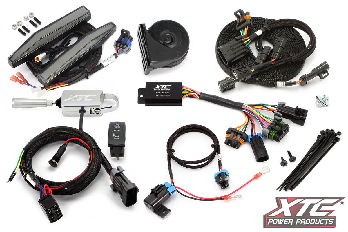 XTC '20-'26 Kawasaki KRX Self-Canceling Turn Signal System w/ Billet Lever