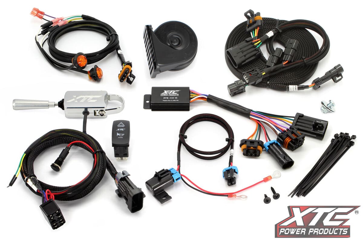 XTC '20-'26 Kawasaki KRX Self-Canceling Turn Signal System w/ Billet Lever