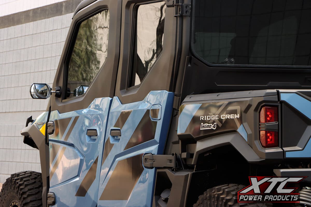 XTC '24-'25 Kawasaki Ridge SIX12 Lit Side View Mirror Kit