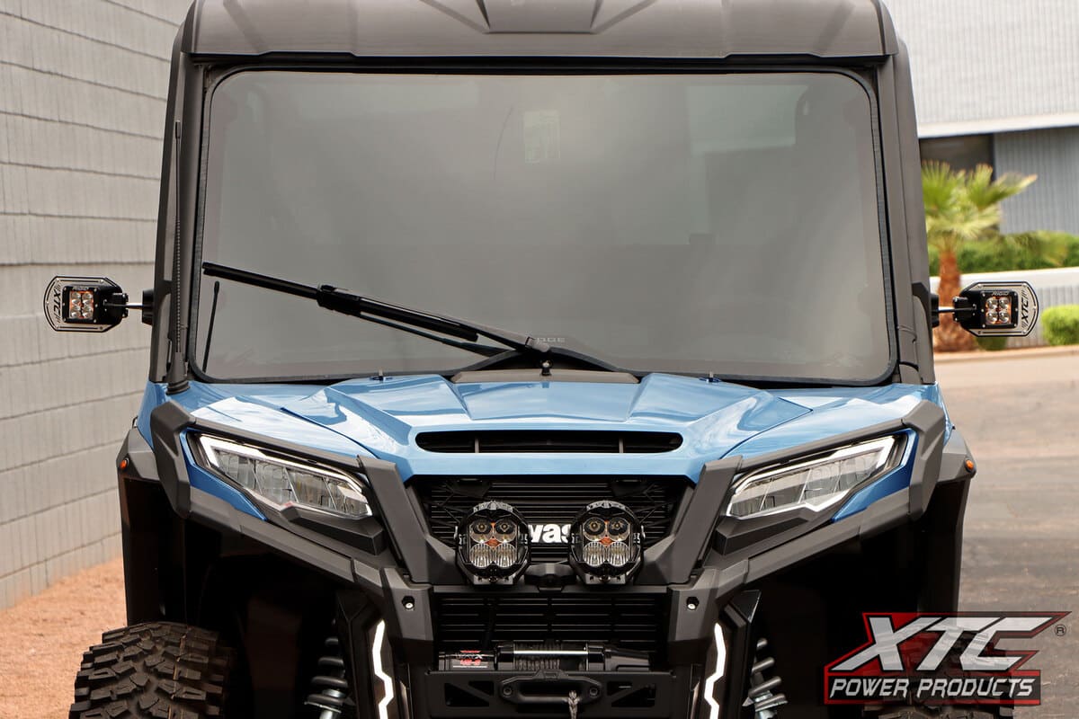 XTC '24-'25 Kawasaki Ridge SIX12 Lit Side View Mirror Kit