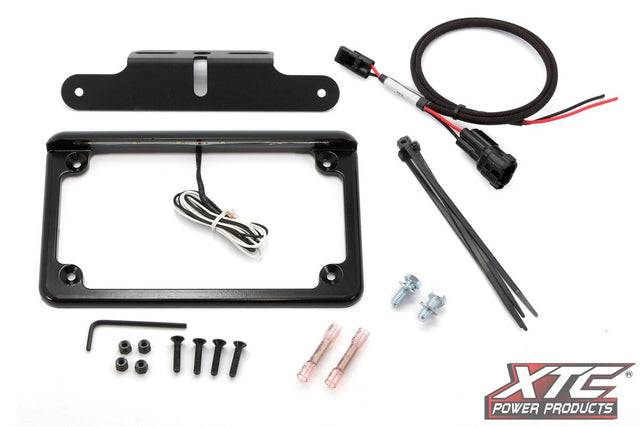 XTC '24-'26 CFMOTO UFORCE U10 Pro Plug & Play LED Lit License Plate Kit