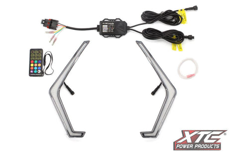 XTC '25-'26 Polaris RZR Pro R/S/XP RGB+W Front Signature Light Set