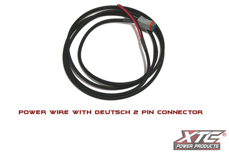 XTC 9' Deutsch 2 Pin Connector on One End Power Wire