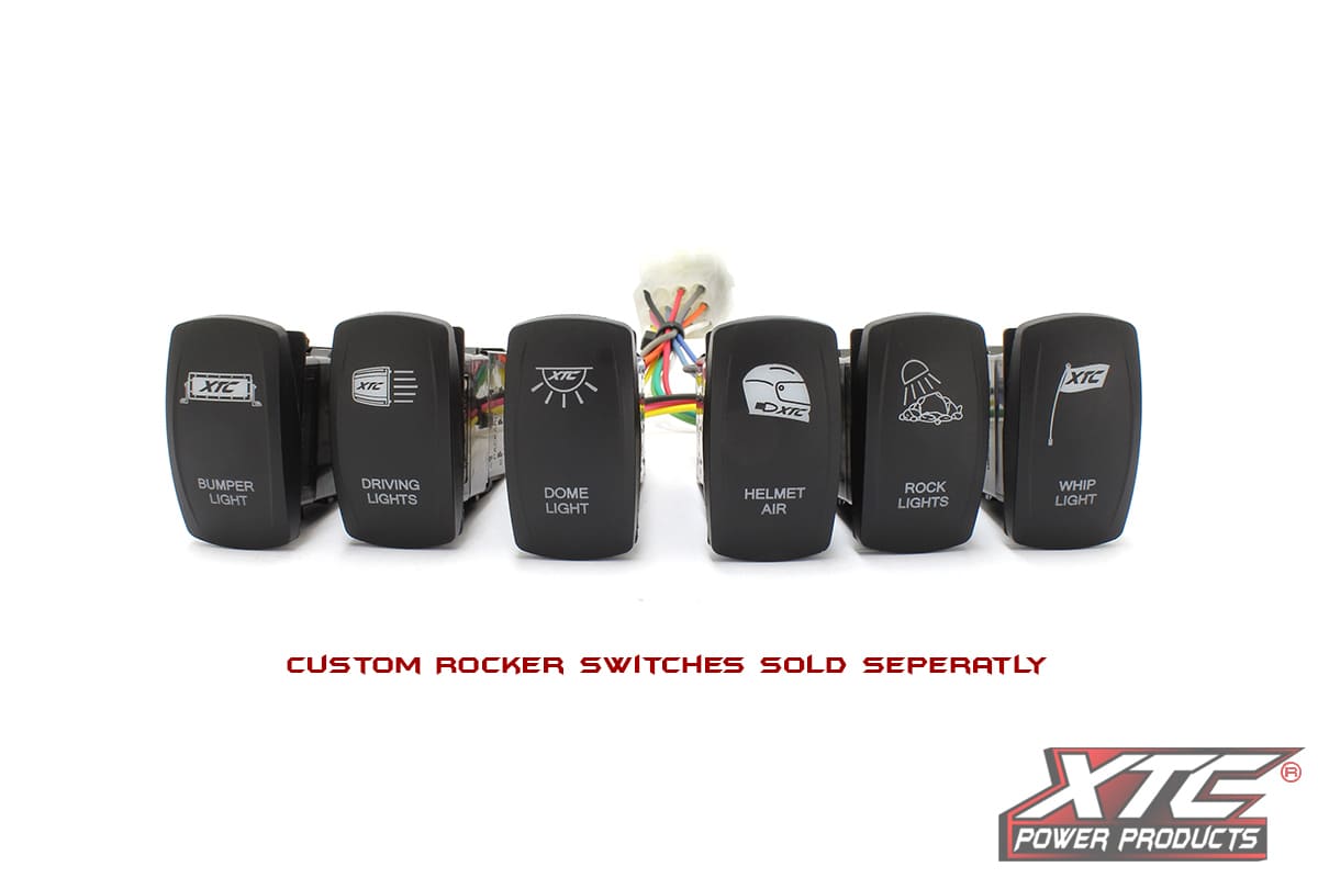 XTC Can-Am Maverick X3/R 6 Switch Power Control System w/ Strobe Lights Switch