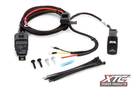 XTC High Power Accessory Wire Harness to Battery w/ LED Lit Switch