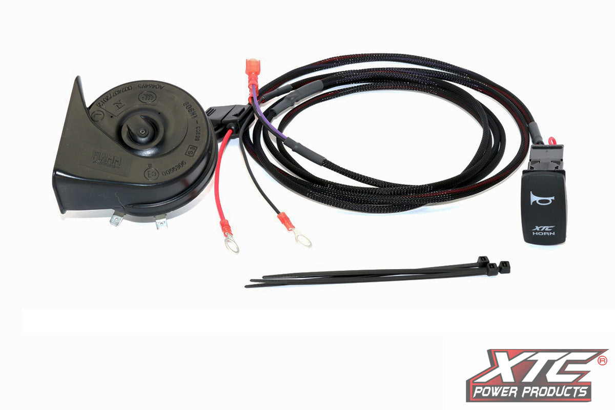XTC Polaris '14-'23 RZR XP 1000 Plug & Play Horn Kit w/ Laser Engraved Rocker Switch
