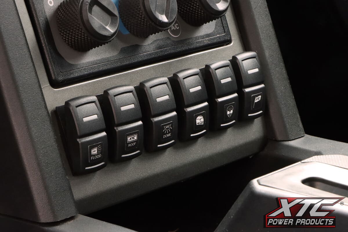 XTC Polaris 6 Switch Power Control System w/ Strobe Lights Switch