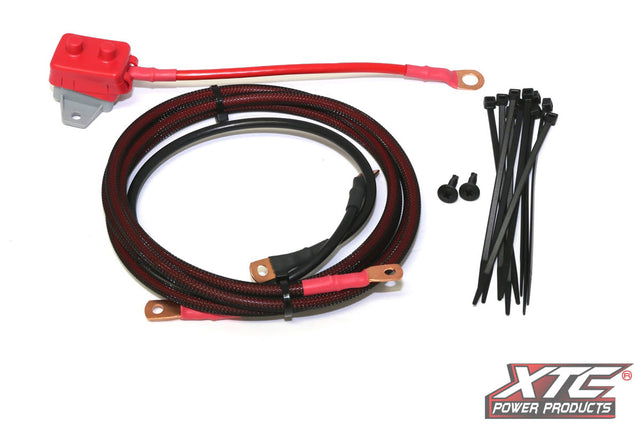XTC Polaris RZR 2 Seat Battery to OEM Busbar Power Cable w/ Circuit Breaker