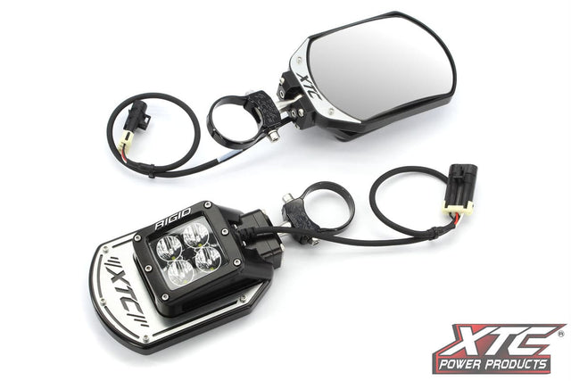 XTC SIX12 Lit Side View Mirrors w/ Amber Backlight