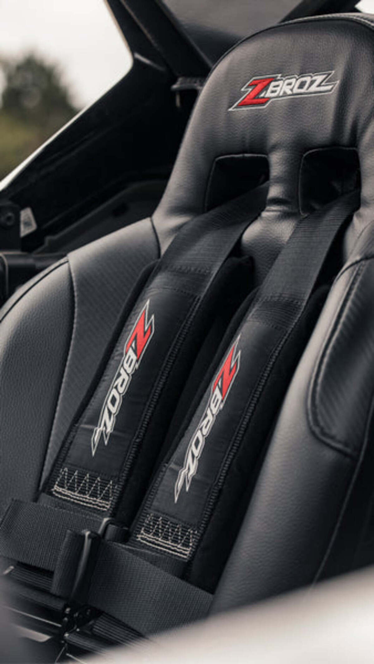 ZBroz Racing Black Universal UTV Seat