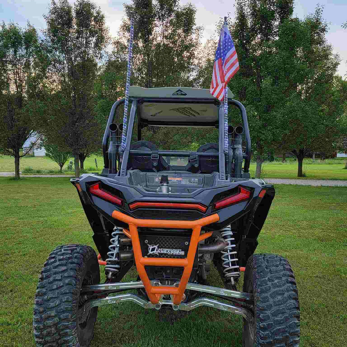 L&W Fab Polaris RZR Turbo S Race Style Rear Bumper